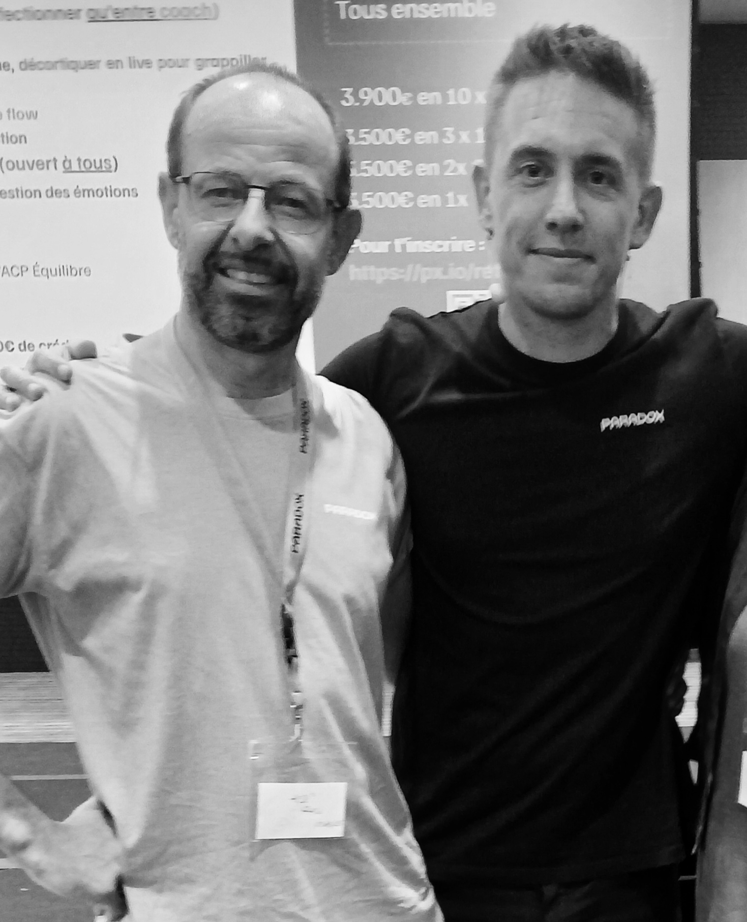 Johan en situation de coaching professionnel avec un client